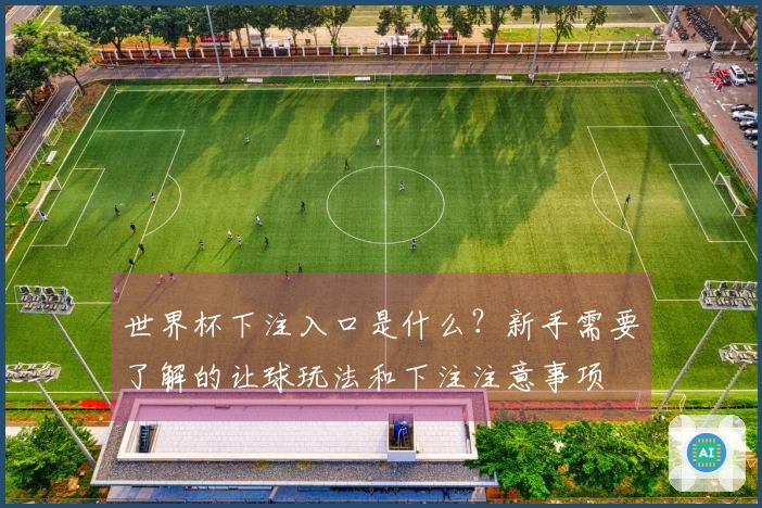 世界杯下注入口是什么？新手需要了解的让球玩法和下注注意事项